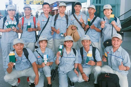 Lao động đi làm việc tại Đài Loan (Trung Quốc). (Ảnh: Dolab)