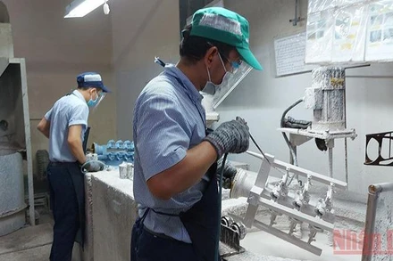 Lao động tại doanh nghiệp trong khu chế xuất Tân Thuận, Thành phố Hồ Chí Minh (Ảnh minh họa: nhandan.vn).