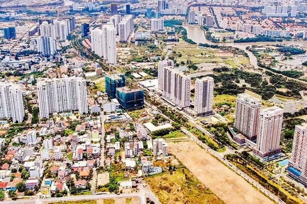 Các dự án nhà ở tại thành phố Thủ Đức. (Ảnh: Vũ Nguyên)