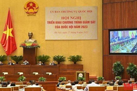 Tăng cường giám sát của Quốc hội trong phòng, chống tham nhũng, tiêu cực, lãng phí trong thời gian tới là nhiệm vụ thường xuyên, quan trọng. (Ảnh minh họa: Duy Linh)