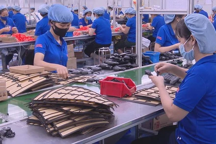 Lao động làm việc trong khu công nghiệp ở Hà Nam (Ảnh minh họa: Đào Phương).