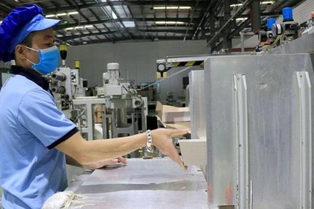 Lao động tại Công ty TNHH In bao bì Yuto Việt Nam, Khu công nghiệp Quế Võ, Bắc Ninh (Ảnh minh họa: Thái Sơn).