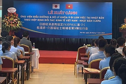 Thêm hơn 150 ứng viên điều dưỡng, hộ lý sang tiếp tục học tập và làm việc tại Nhật Bản. (Ảnh: Dolab)