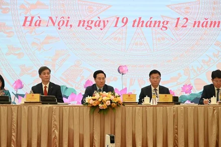 Phó Thủ tướng Thường trực Chính phủ Phạm Bình Minh dự Hội nghị. (Ảnh: Moj)