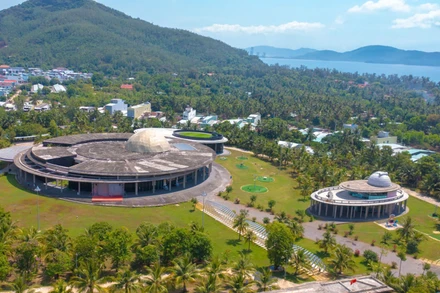 Trung tâm Khám phá khoa học và Đổi mới sáng tạo (phường Ghềnh Ráng, thành phố Quy Nhơn, Bình Định). (Ảnh LƯƠNG TÙNG)