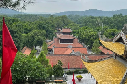 Toàn cảnh Khu di tích văn hóa-lịch sử Côn Sơn-Kiếp Bạc (tỉnh Hải Dương)