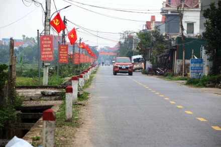 Khu dân cư Giáo xứ Tiêu Động Thượng, xã Tiêu Động, huyện Bình Lục (tỉnh Hà Nam) ngày càng khang trang, sạch đẹp.