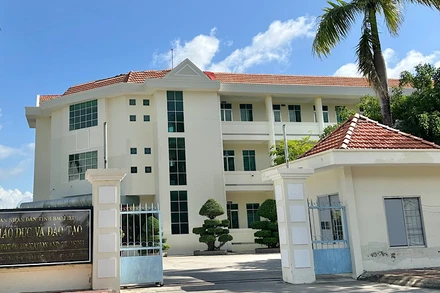 Sở Giáo dục và Đào tạo Bạc Liêu. (Ảnh: TRỌNG DUY)