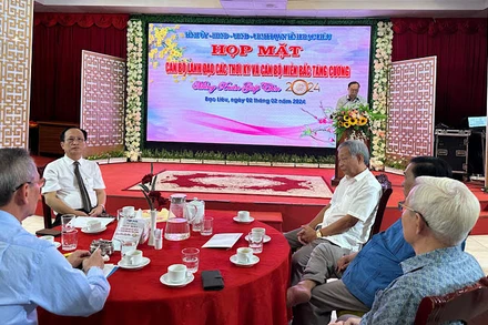 Quang cảnh buổi gặp mặt. Ảnh: TRỌNG DUY