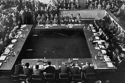 Quang cảnh Hội nghị Geneva 1954. (Ảnh tư liệu)