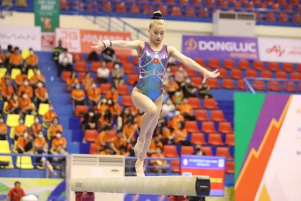 Vận động viên Phạm Như Phương từng giành hai huy chương Bạc và hai huy chương Đồng tại SEA Games 31 (Ảnh TIỀN PHONG)