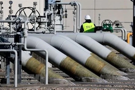 Đường ống dẫn khí đốt Dòng chảy phương Bắc 1 tại Lubmin, Đức. (Ảnh: Reuters/TTXVN)