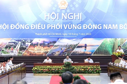 Hội đồng điều phối vùng thực hiện chức năng giúp Thủ tướng Chính phủ nghiên cứu, chỉ đạo, điều phối, giải quyết những công việc quan trọng, liên ngành về liên kết vùng, phát triển bền vững - Ảnh: VGP/Nhật Bắc