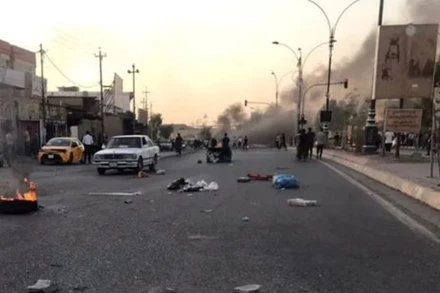 Quang cảnh một cuộc đụng độ. (Nguồn: AFP)