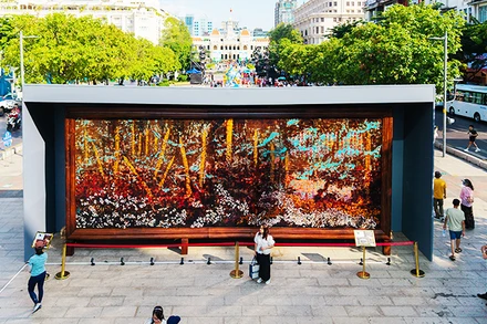 Một góc triển lãm.