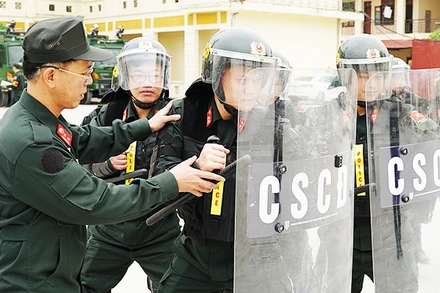 Trung tâm thực hiện công tác Huấn luyện và Bồi dưỡng năng lực GGHB của Bộ Công an. Ảnh: HẢI NAM