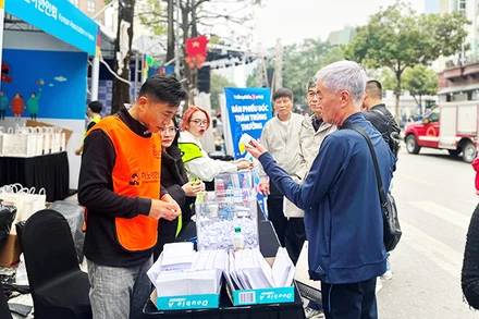 Một gian hàng tại sự kiện.