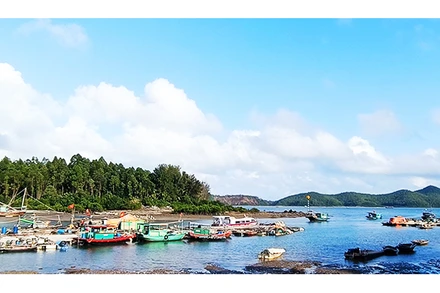 Nét hoang sơ của đảo.