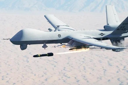 Mỹ sử dụng máy bay không người lái trong vụ tiêu diệt Ayman al-Zawahiri. Ảnh: REUTERS