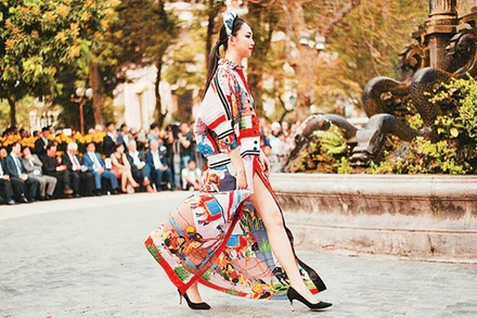 Thời trang ứng dụng đưa lụa đến gần hơn với người tiêu dùng. Ảnh: Nhân vật cung cấp