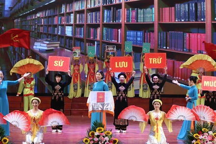 Một tiết mục tham gia tại hội thi.