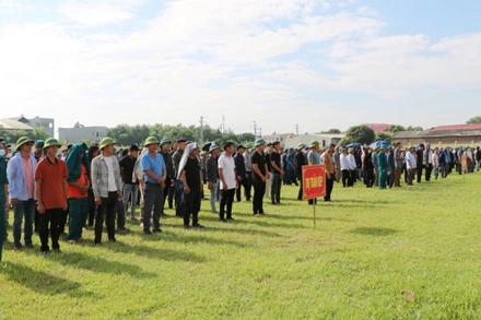 Lực lượng quân nhân dự bị tập trung triển khai kiểm tra.