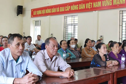 Các đại biểu dự hội nghị.