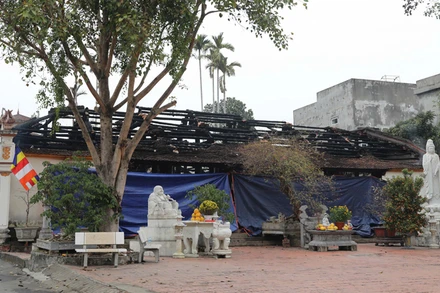 Hiện trường vụ cháy.