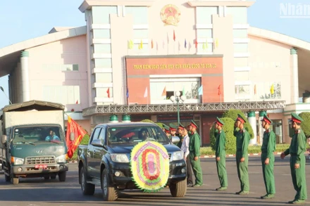 Bình Phước tổ chức đón 41 hài cốt liệt sĩ về nước.