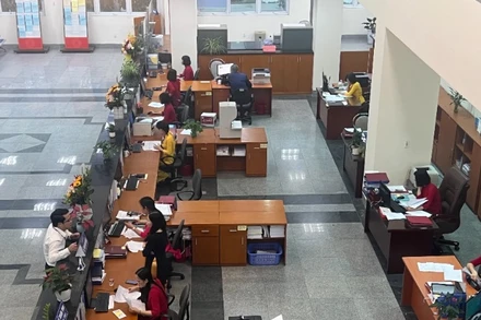 Kho bạc Nhà nước theo mô hình mới đã giúp giảm 465 đầu mối trong toàn hệ thống. (Ảnh: MINH PHƯƠNG)