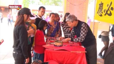 Xin chữ đầu năm - Nét đẹp văn hóa của người Việt