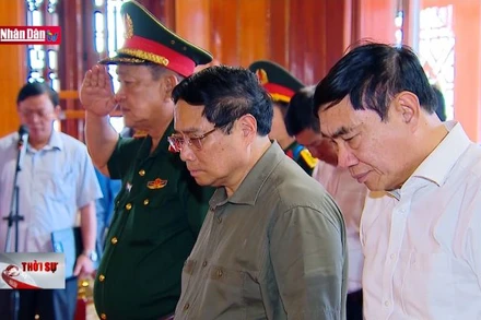 Thủ tướng dâng hương Đại tướng Võ Nguyên Giáp