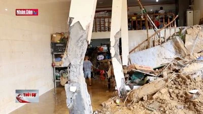 Hà Giang: Khắc phục tình trạng đổ sập nhà cửa do sạt lở đất