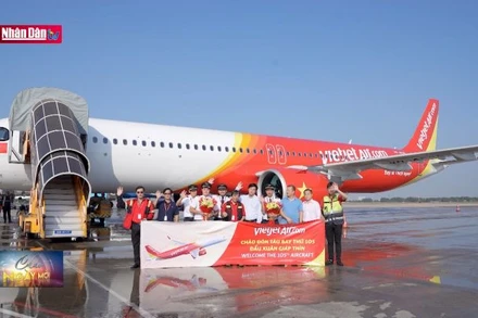 Hãng hàng không Vietjet đón tàu bay thứ 105