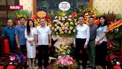 Các cơ quan đơn vị thăm, chúc mừng Báo Nhân Dân 21-6