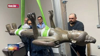 Hồi hương tượng đồng nữ thần Durga