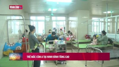 Trẻ mắc cúm A tại Ninh Bình tăng cao