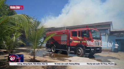 Đà Nẵng: Kịp thời khống chế vụ cháy nhà xưởng trong cụm công nghiệp