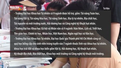 Nhiều ngành học được miễn giảm học phí trong xét tuyển Đại học 2024