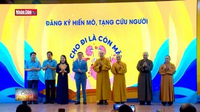 Hưởng ứng “Chương trình đăng ký hiến tặng mô, tạng - Cho đi là còn mãi”