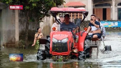 Nhiều địa bàn ngoại thành vẫn ngập sâu