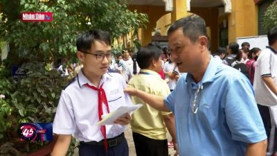 Thí sinh lo lắng vì đề toán vào lớp 10 năm 2024