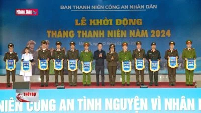 Lễ khởi động Tháng Thanh niên năm 2024 trong Công an Nhân dân