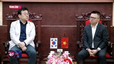 Thúc đẩy hợp tác giữa Báo Nhân Dân và Hội Nhà báo Hàn Quốc