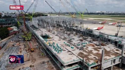 TP Hồ Chí Minh: Tăng tốc thi công dự án nhà ga T3 sân bay Tân Sơn Nhất