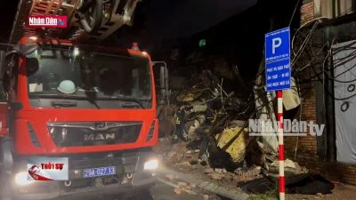 Hà Nội: Khống chế đám cháy quán bar tại phố Phó Đức Chính