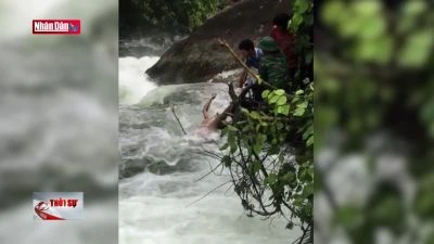 Lai Châu: Tìm thấy nạn nhân bị lũ cuốn khi qua đập tràn