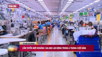 Cần tuyển mới khoảng 160.000 lao động trong 6 tháng cuối năm