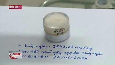 Ngộ độc thủy ngân từ mỹ phẩm mua trên mạng