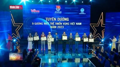 Tuyên vinh các gương mặt trẻ Việt Nam tiêu biểu năm 2023